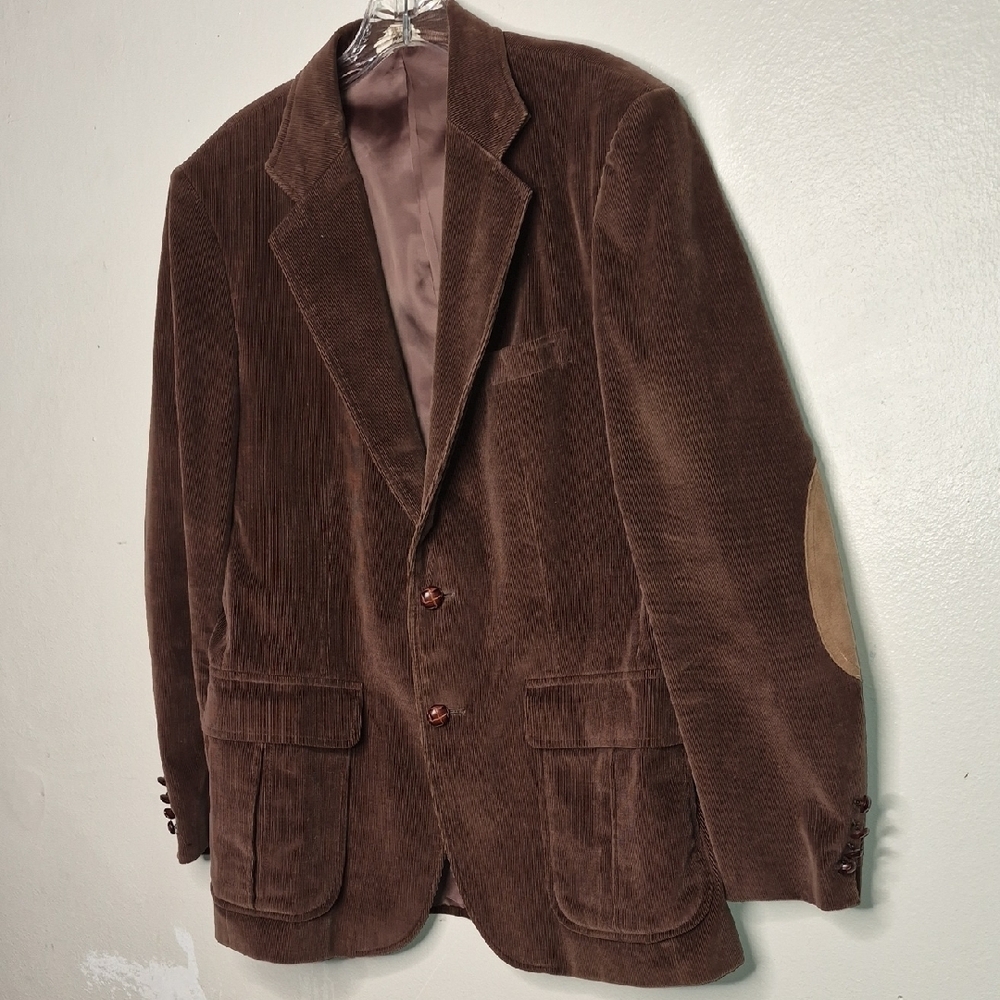 Brown Corduroy Sportcoat Blazer - Classic Men's Tailored Jacket